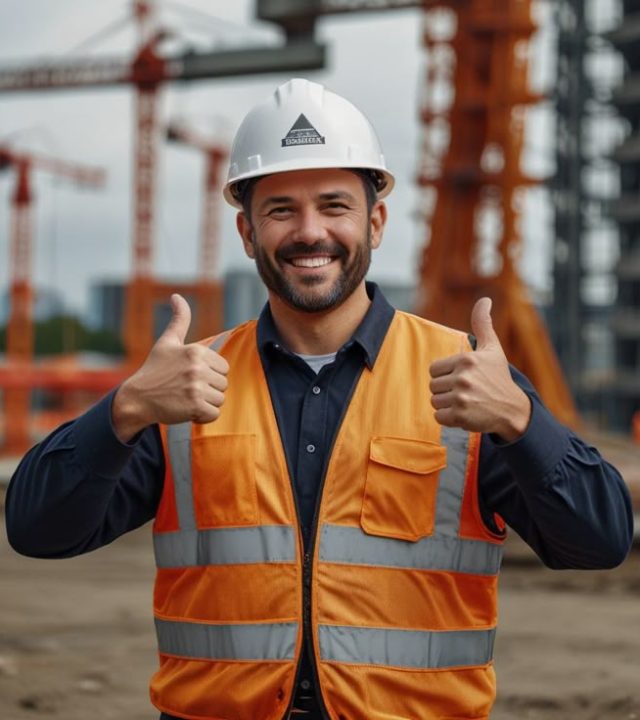 Happy Construction Worker